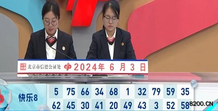 第2024145期快乐8开奖现场截图图片