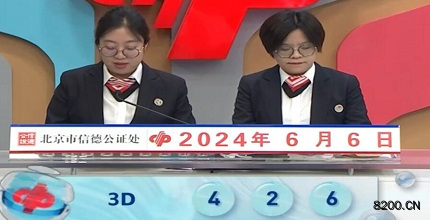 第2024148期福彩3D开奖现场截图图片