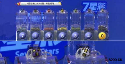 第2024066期七星彩开奖现场截图图片