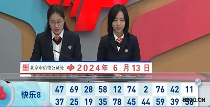 第2024155期快乐8开奖现场截图图片
