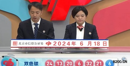第2024069期双色球开奖现场截图图片