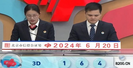 第2024162期福彩3D开奖现场截图图片