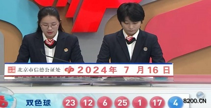第2024081期双色球开奖现场截图图片