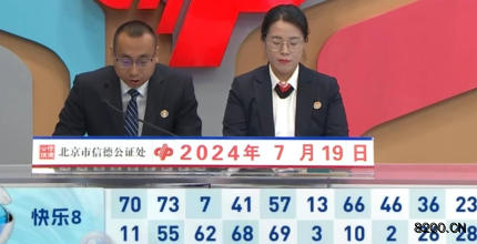 第2024191期快乐8开奖现场截图图片