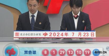 第2024084期双色球开奖现场截图图片
