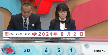 第2024205期福彩3D开奖现场截图图片