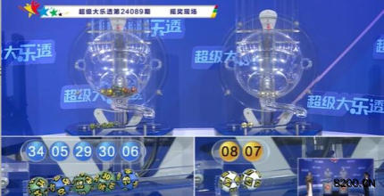 第2024089期大乐透开奖现场截图图片