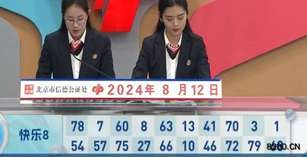 第2024215期快乐8开奖现场截图图片