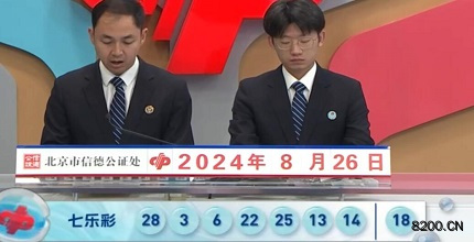 第2024099期七乐彩开奖现场截图图片