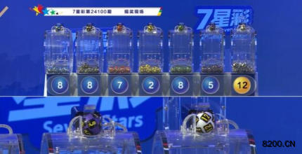 第2024100期七星彩开奖现场截图图片