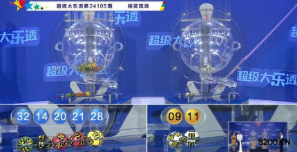 第2024105期大乐透开奖现场截图图片