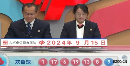 第2024107期双色球开奖现场截图图片