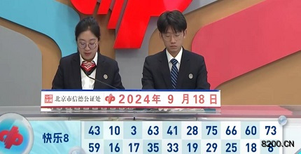 第2024252期快乐8开奖现场截图图片