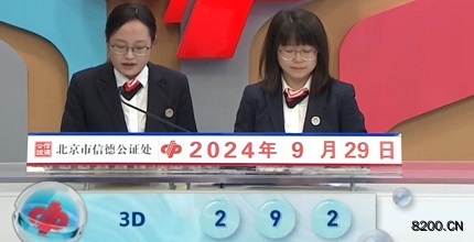 第2024263期福彩3D开奖现场截图图片