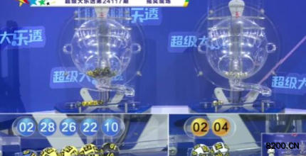 第2024117期大乐透开奖现场截图图片