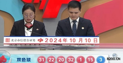 第2024116期双色球开奖现场截图图片
