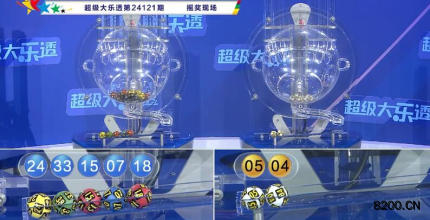 第2024121期大乐透开奖现场截图图片