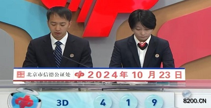 第2024283期福彩3D开奖现场截图图片