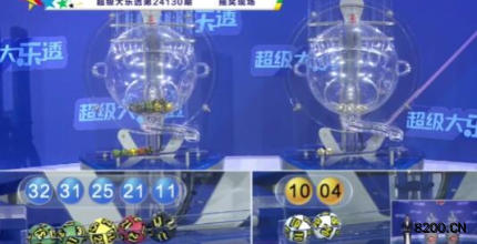 第2024130期大乐透开奖现场截图图片