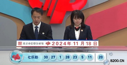 第2024133期七乐彩开奖现场截图图片