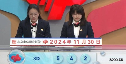 第2024321期福彩3D开奖现场截图图片