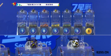 第2024141期七星彩开奖现场截图图片