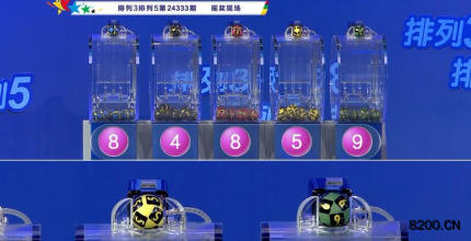第2024333期排列3开奖现场截图图片