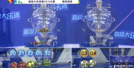第2024146期大乐透开奖现场截图图片