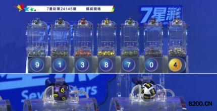 第2024145期七星彩开奖现场截图图片