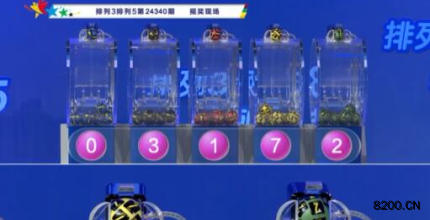 第2024340期排列3开奖现场截图图片