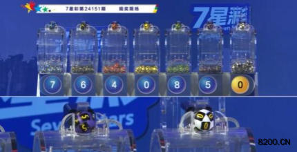 第2024151期七星彩开奖现场截图图片