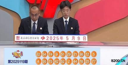 第2025119期快乐8开奖现场截图图片