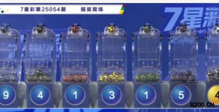 第2025054期七星彩开奖现场截图图片