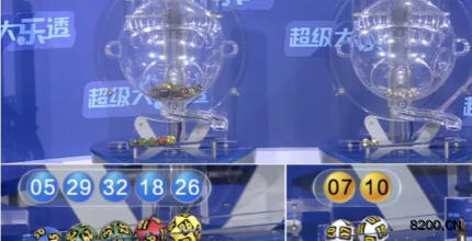 大乐透开奖现场截图图片