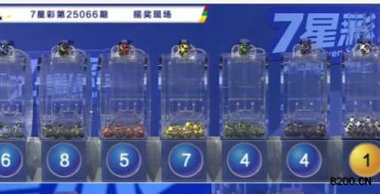 第2025066期七星彩开奖现场截图图片