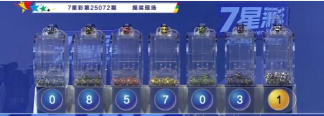 开奖结果图片
