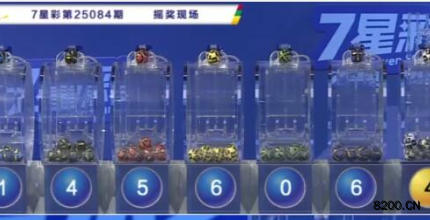 七星彩开奖现场截图图片