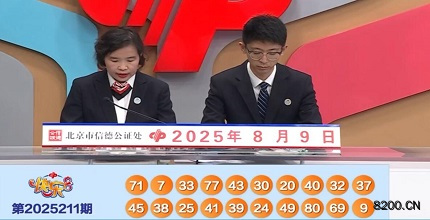 第2025211期快乐8开奖现场截图图片