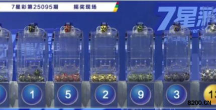 第2025095期七星彩开奖现场截图图片