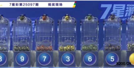 第2025097期七星彩开奖现场截图图片