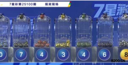 第2025100期七星彩开奖现场截图图片