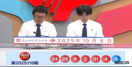 第2025116期双色球开奖现场截图图片