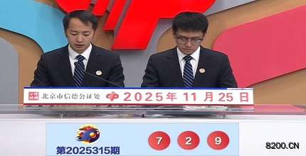 第2025315期福彩3D开奖现场截图图片