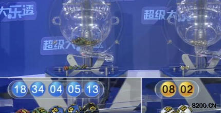 第2025140期大乐透开奖现场截图图片