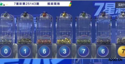 七星彩开奖现场截图图片