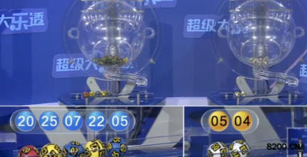 大乐透开奖现场截图图片