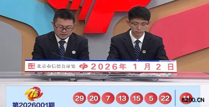 七乐彩开奖现场截图图片