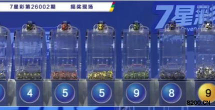第2026002期七星彩开奖现场截图图片
