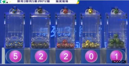 第2026012期排列5开奖现场截图图片