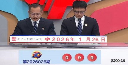 第2026026期福彩3D开奖现场截图图片